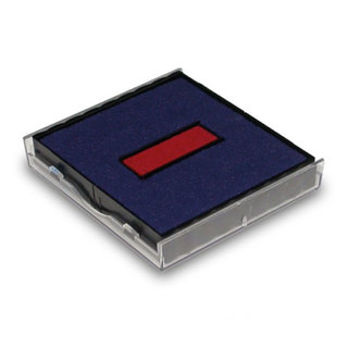 Ersatzstempelkissen 6/4924/2 fr Trodat Printy Datumstempel 4724 - rot/blau  